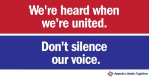 We're heard when we're united. Dont silence our voice
