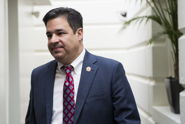 UNITED STATES - DECEMBER 16: Rep. Raul Labrador, R-Idaho, arrives for the House Republican Conference meeting in the Capitol on Wednesday, Dec. 16, 2015. (Photo By Bill Clark/Roll Call)